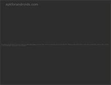 Tablet Screenshot of apkforandroids.com